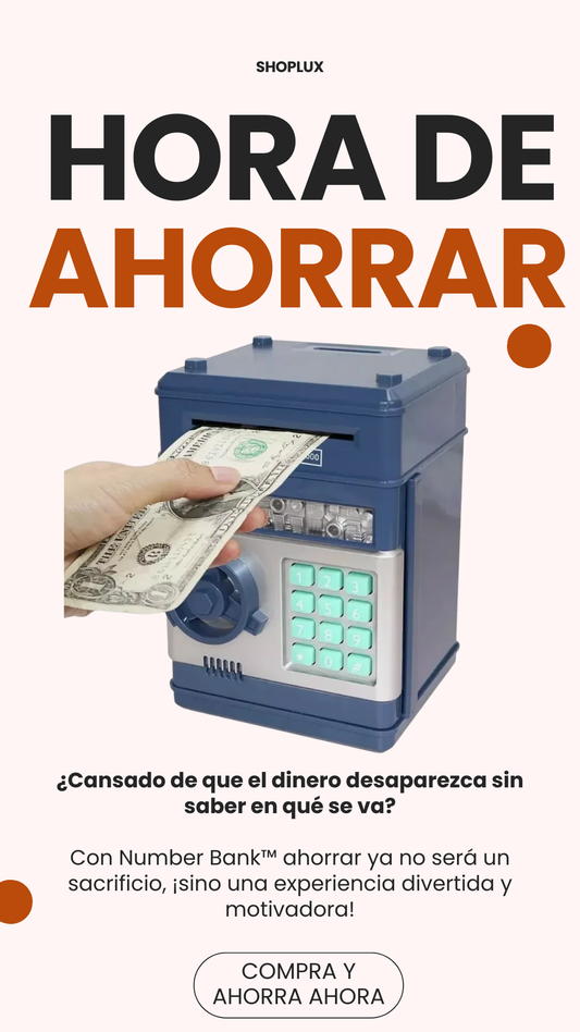 Number Bank™ – Tu Caja Fuerte Inteligente para Ahorrar con Estilo